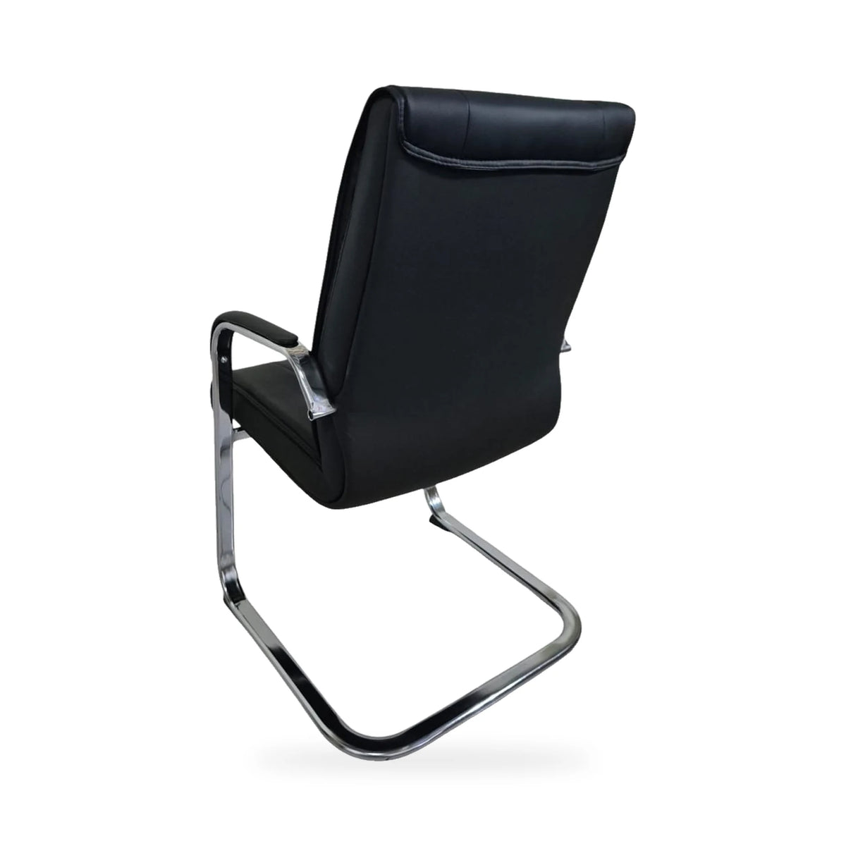 SILLA DE VISITA EN CUERO LS-15