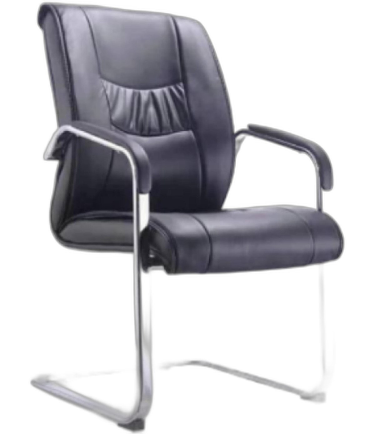 SILLA DE VISITA EN CUERO LS-15
